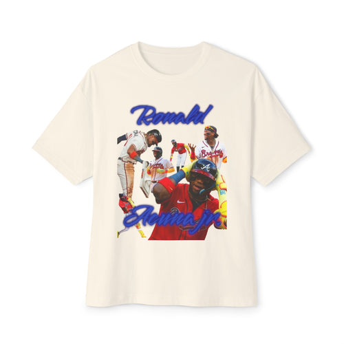 Ronald Acuna jr. Unisex Oversized Graphic Boxy Tee