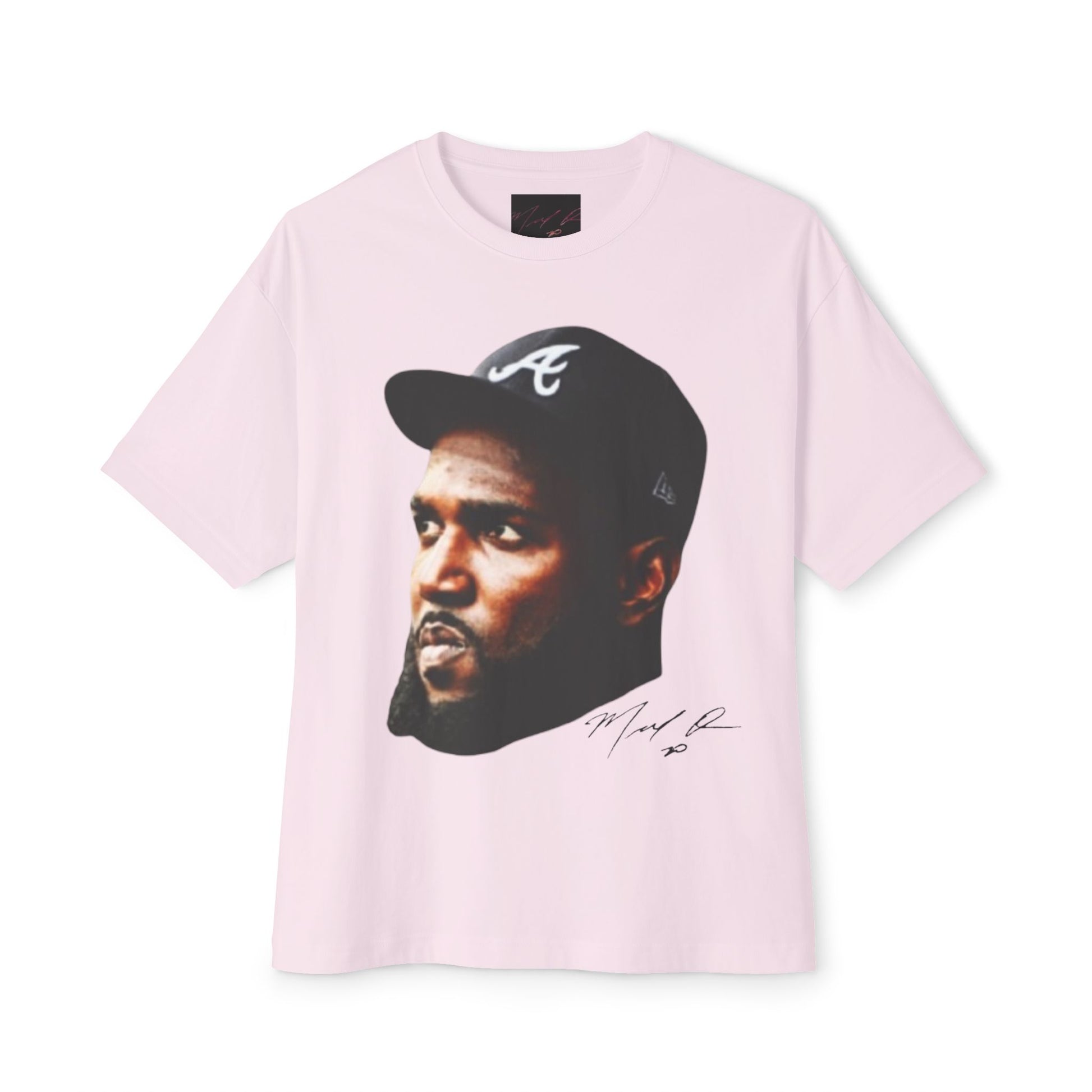 Marcell Ozuna Unisex Oversized Graphic Headshot Boxy T-Shirt